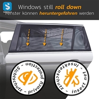 Car side window cover